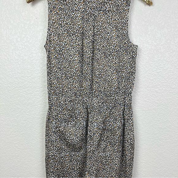 Banana Republic • Leopard Print Wrap Jumpsuit - Picture 9 of 15